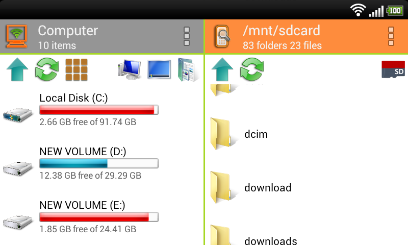 WiFi PC File Explorer Pro