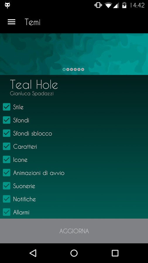 Teal Hole - CM12 Theme
