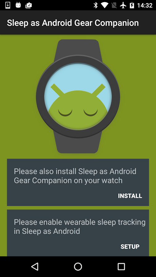 Sleep as Android Gear Addon