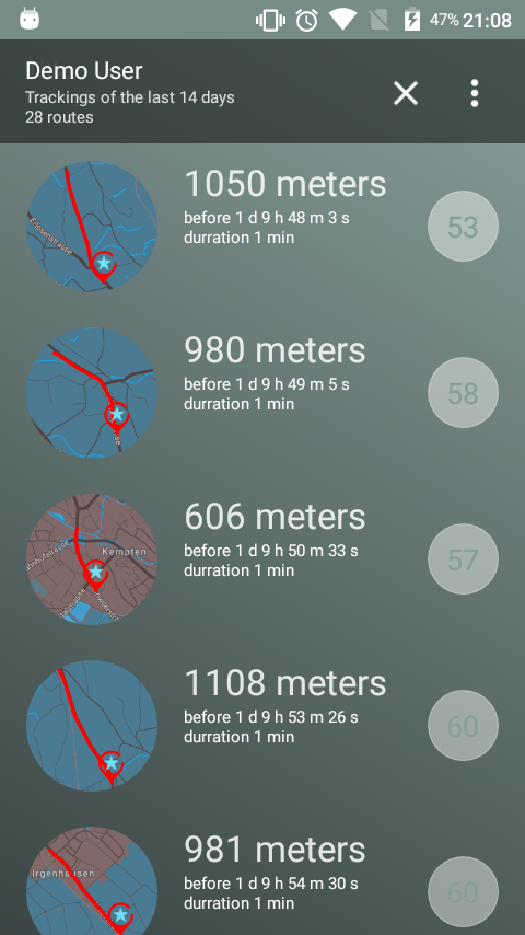 Follow - realtime location app using GPS / Network