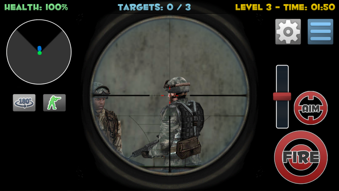 Sniper Commando Assassin 3D (Unlocked)