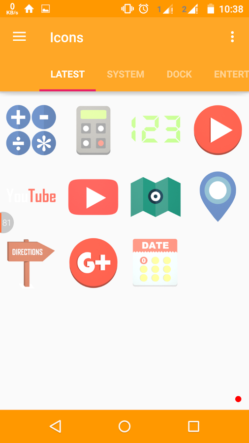 Stock-Icons Icon Pack/Theme