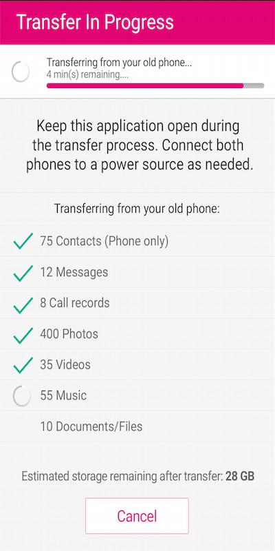 T-Mobile Content Transfer
