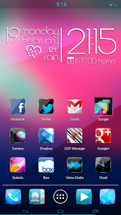 Kitkat material glow HD icons