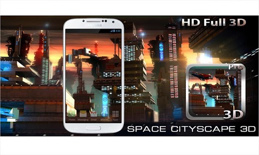 Space Cityscape 3D LWP