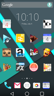 Android L Launcher Theme
