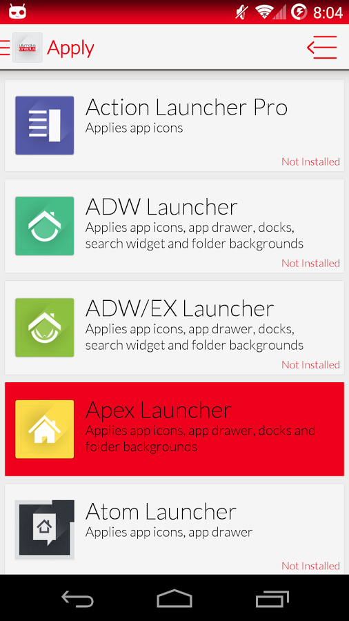 OnePlus One Launcher Theme