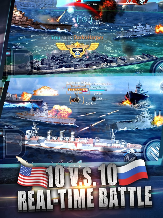 Warship Rising - 10 vs 10 Real-Time Esport Battle