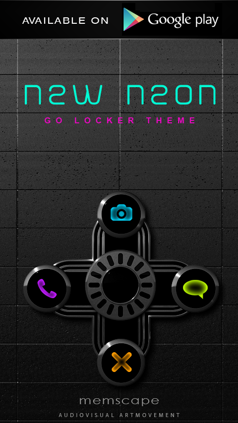 Next Launcher Theme New Neon