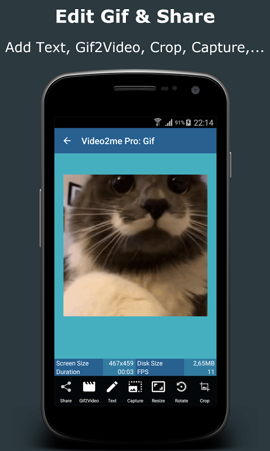 Video2me Pro: Video, GIF Maker