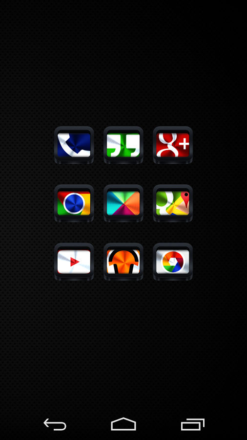 Colorful Metal - Icon Pack