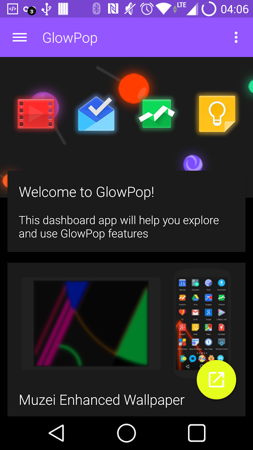 GlowPop Launcher Theme