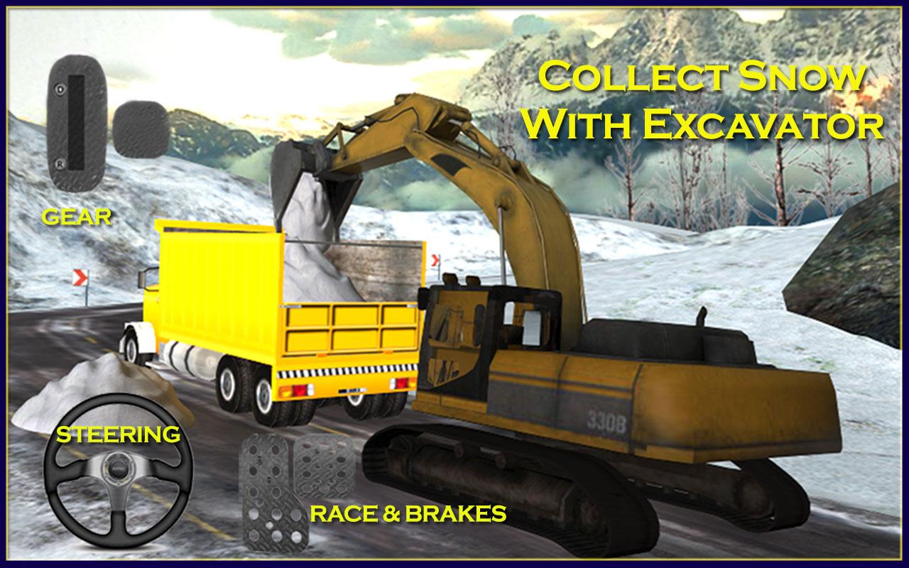 Snow Rescue op : Excavator 3D (Unlocked)