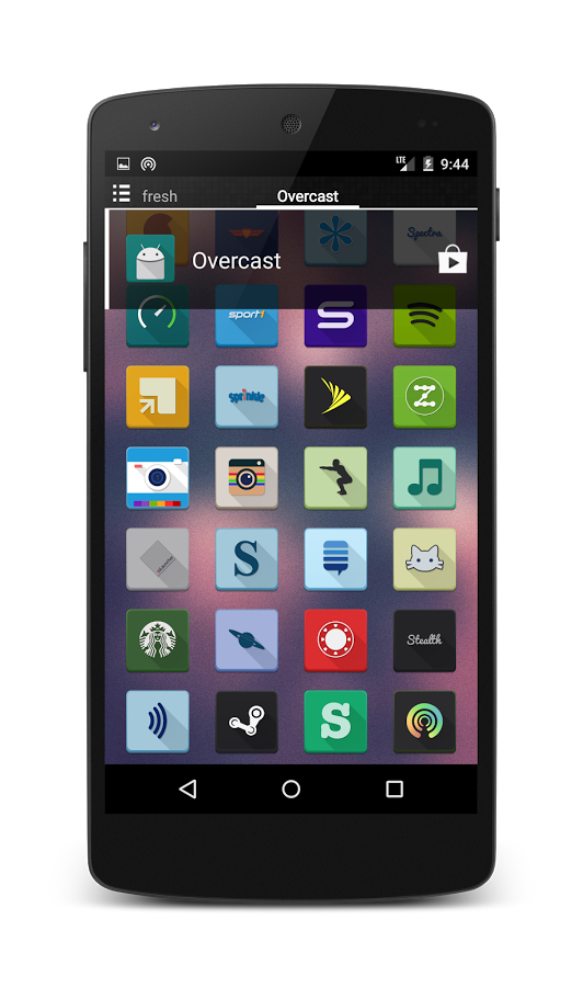 OverCast Icon Pack Long Shadow