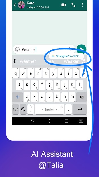 TouchPal Keyboard Pro- type with AI assistant 