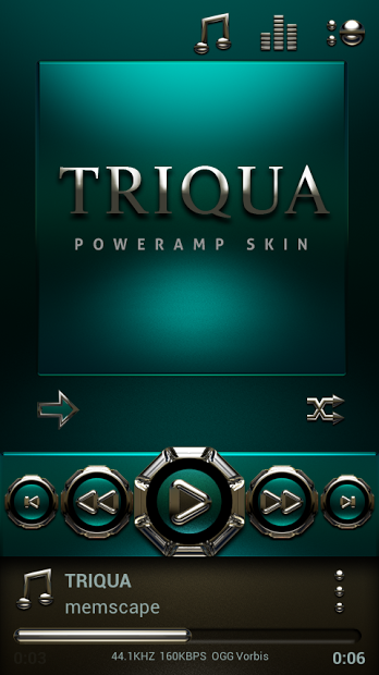 Poweramp TRIQUA Skin
