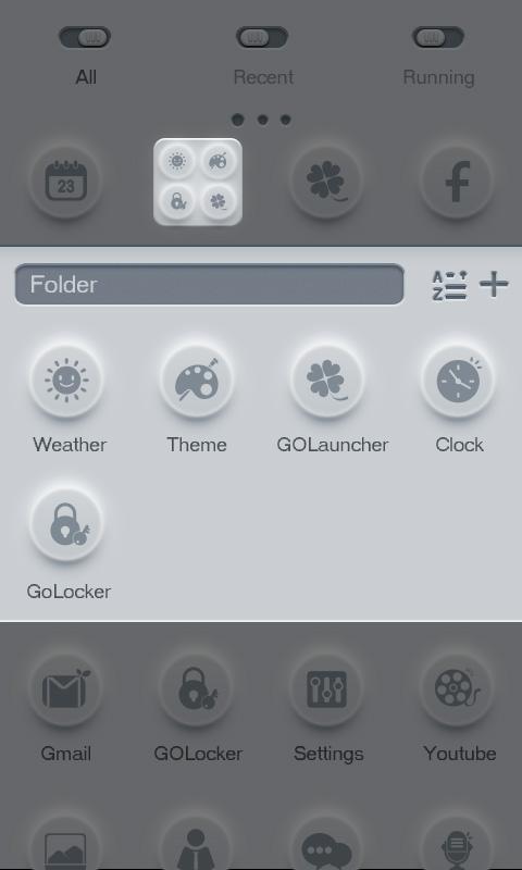 During - GO Launcher Theme