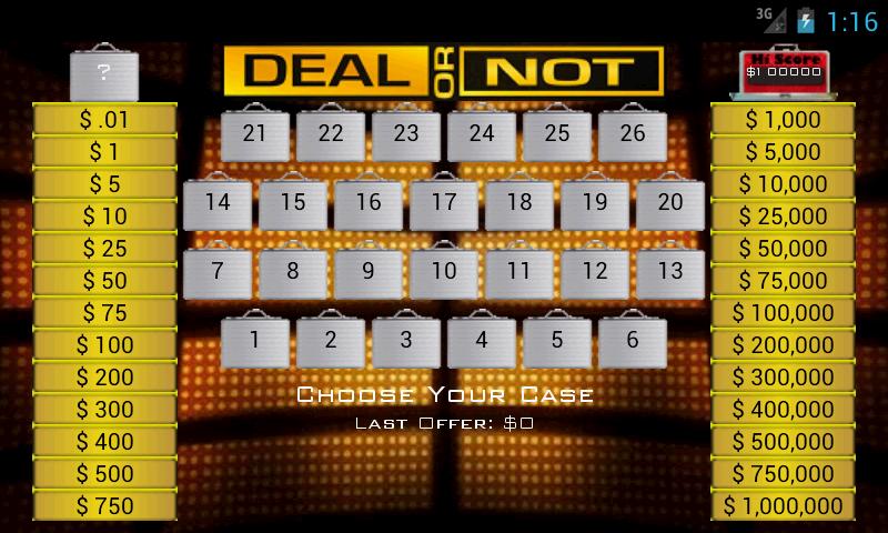 Deal or Not Deluxe