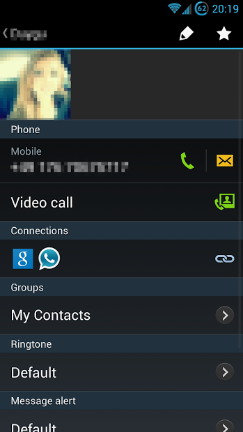 Sync Contact Photos - WhatsApp