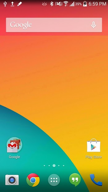 Android 4.4 Kitkat Theme