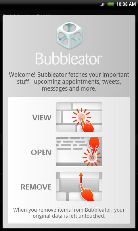 Bubbleator Live Wallpaper