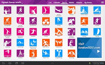 London 2012 Results App