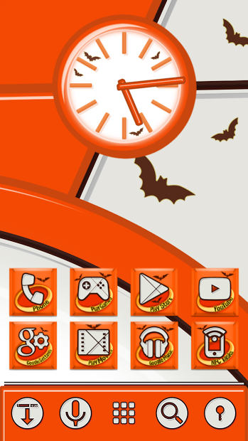 Halloween Android KitKat Theme