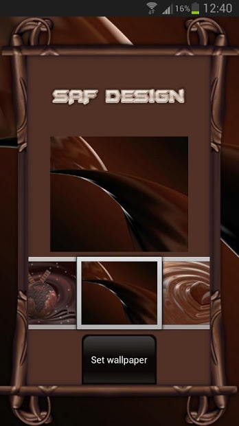 Next Launcher Chocolate Theme