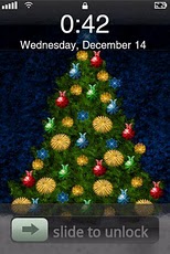 Christmas iPhone Lock Theme
